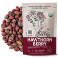 Organic Hawthorn Berry Tea (16 oz.) - Hawthorn Tea, Hawthorne Berries - High Blood Pressure, Heart Health Support, Relaxation