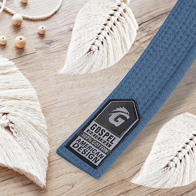 GOSPEL Vintage Series BJJ Belt for Men & Women | Brazilian Jiu Jitsu Belt with Vintage Colors