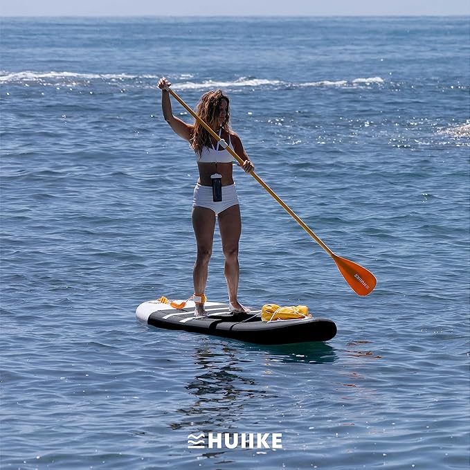 Inflatable Paddle Board for Adults with Accessories Included, Oar, Fins, Pump. Stand Up Paddleboard Great Stability and Resistance. 10’ x 33" x 5.9", Maximum Load 286 lb