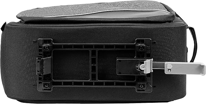 Ibera Bike Bag MIK Expandable Commuter 15-25L - Clip-On bike Bags For Bicycles with Expandable Pannier, Laptop Sleeve & Strap - Reflective Trim & Taillight Ready - Bike Rack Bag ONLY FOR MIK RACKS