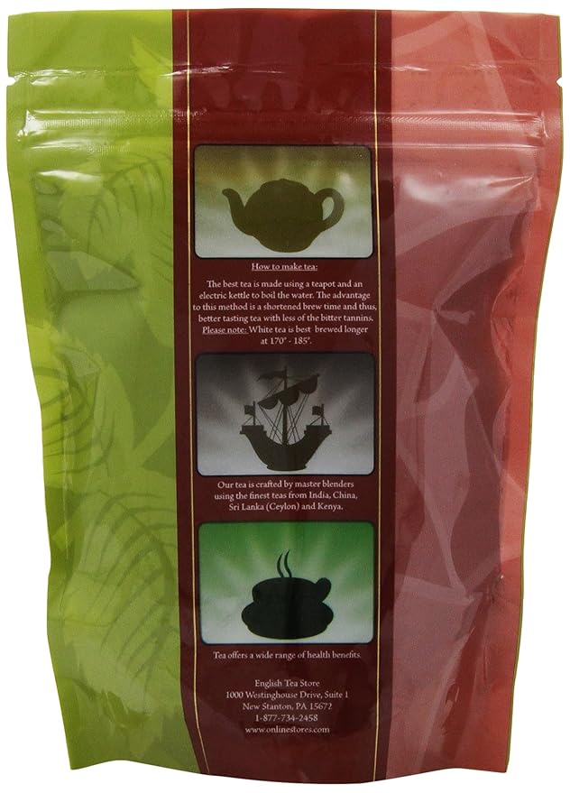 Sylvakandy Estate Orange Pekoe Tea Pouches - 4oz | Loose Leaf Ceylon Black Tea from Kandy Region | Floral and Malty Flavor Profile | Afternoon or After Dinner Tea | Single Estate Brew