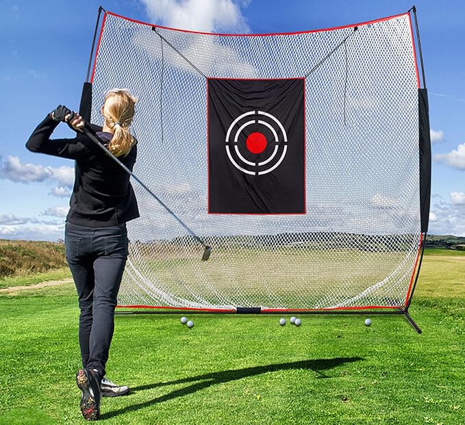Golf Practice Hitting Nets for Backyard Driving Indoor Use Heavy Duty Practice Golf Driving Pitching Nets for Backyard