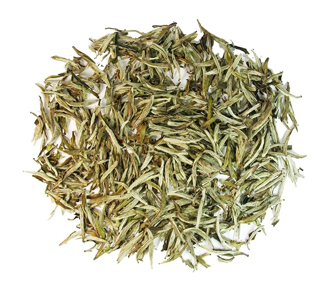 Organic Silver Needle White Tea, Greenhilltea Natural Organic Silver Needle White Tea has a savoury aroma – 8 OZ