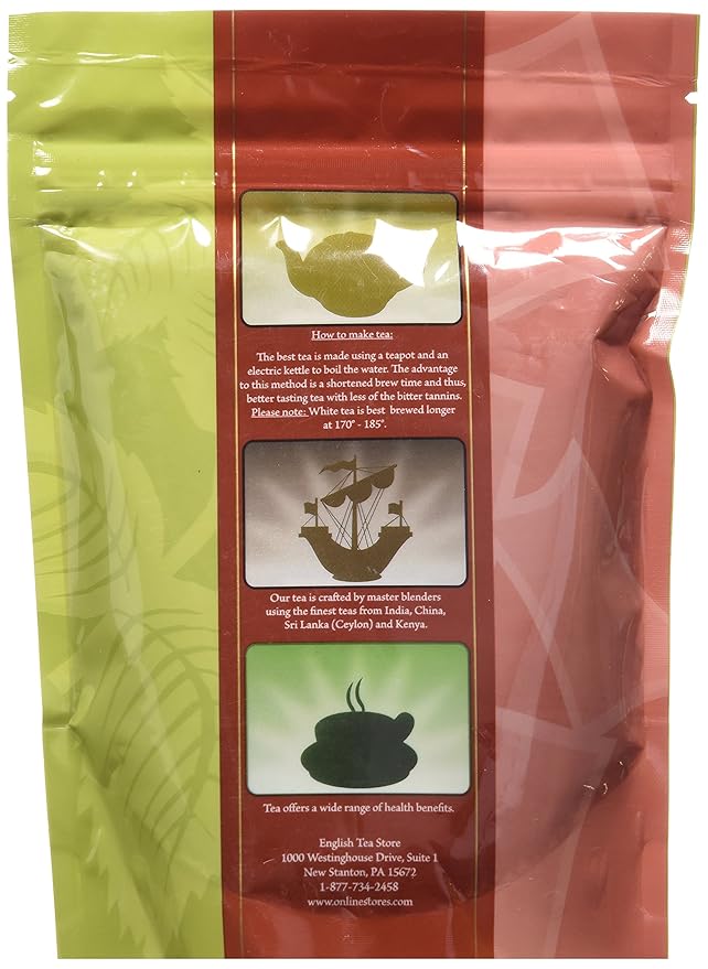 Yorkshire Harrogate Loose Leaf Tea Pouches - 4oz | Luxury Black Tea with Rich Full Bodied Flavor | Smooth Astringent Infusion Perfect for Hot Tea or Milk Tea