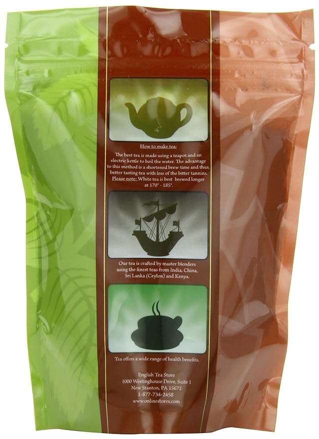 Nonsuch Estate Loose Leaf Black Tea Pouches - 4oz | Nilgiri Tea from South India | Fruity Floral Breakfast Tea | Grown at 5000 ft Elevation | Ethical Tea Partnership Sourced | Bold Morning Flavor