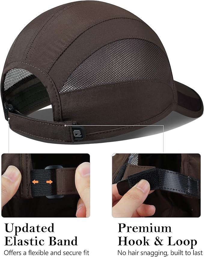 GADIEMKENSD Quick Dry Run Hat Cooling Breathable Mesh