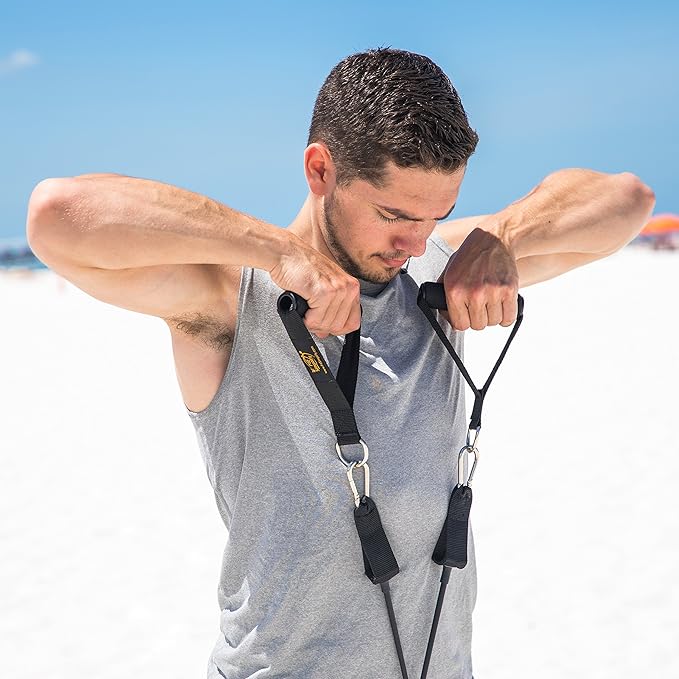 Fit Simplify Resistance Tube Bands 12 Piece Set with Instruction Booklet