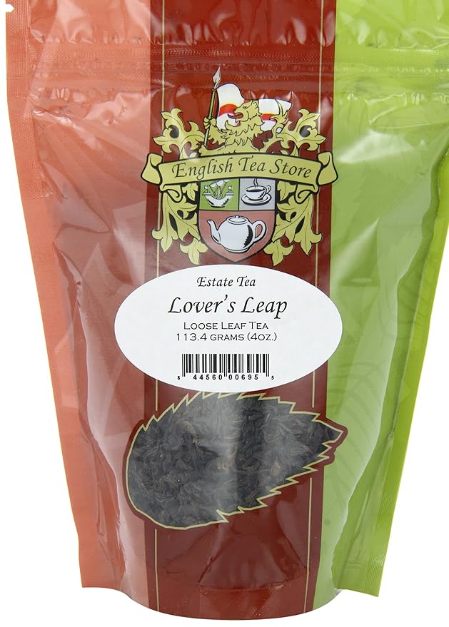Lover's Leap Estate Loose Leaf Tea 4oz | High Grown Ceylon Black Tea from Nuwara Eliya | Floral and Light Flavor | Ethical Tea Partnership Estate | Premium After Dinner Brew