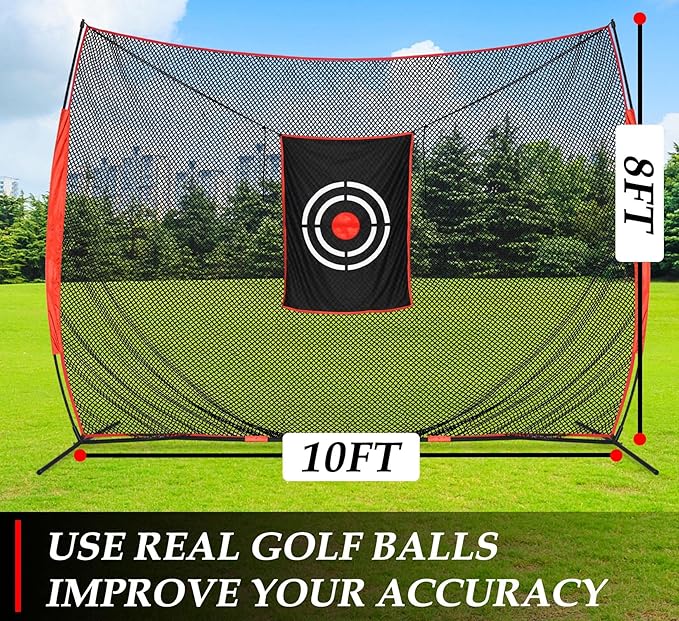 Golf Practice Hitting Nets for Backyard Driving Indoor Use Heavy Duty Practice Golf Driving Pitching Nets for Backyard