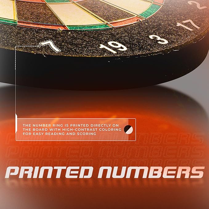 Franklin Sports Professional Dartboard - 18" Regulation Size