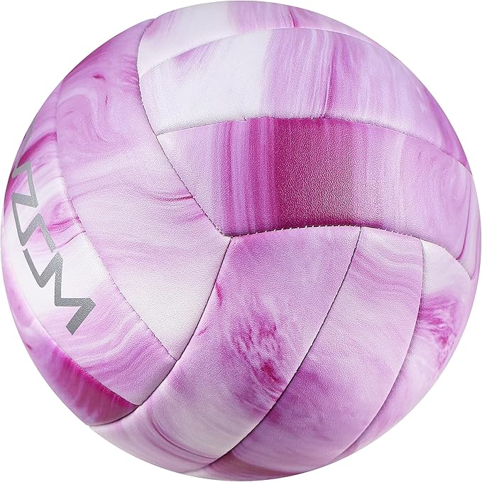 EVZOM Super Soft Volleyball Beach Volleyball Official Size 5 for Outdoor/Indoor/Pool/Gym/Training Premium Volleyballs Equipment Durability Stability Sports Ball