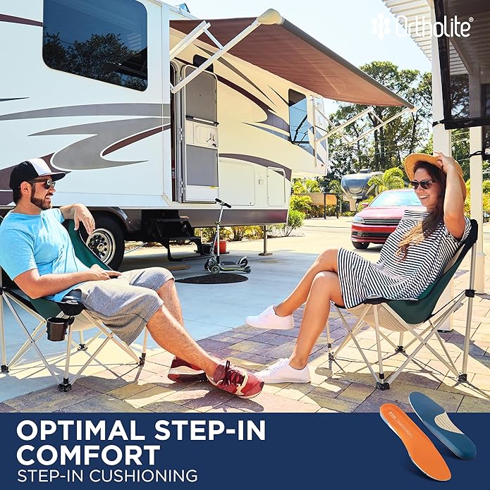 Fusion Elevated Comfort Shoe Trim-to-Fit Insert - Proprietary Two-Layer Memory Foam System Designed for Ultimate Step-in Comfort and Long-Term Cushioning