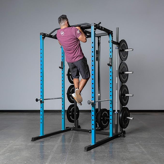 REP Fitness PR-1100 Power Rack - 700 lbs Rated Lifting Cage for Weight Training