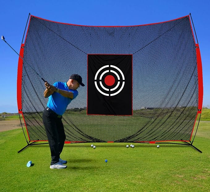 Golf Practice Hitting Nets for Backyard Driving Indoor Use Heavy Duty Practice Golf Driving Pitching Nets for Backyard