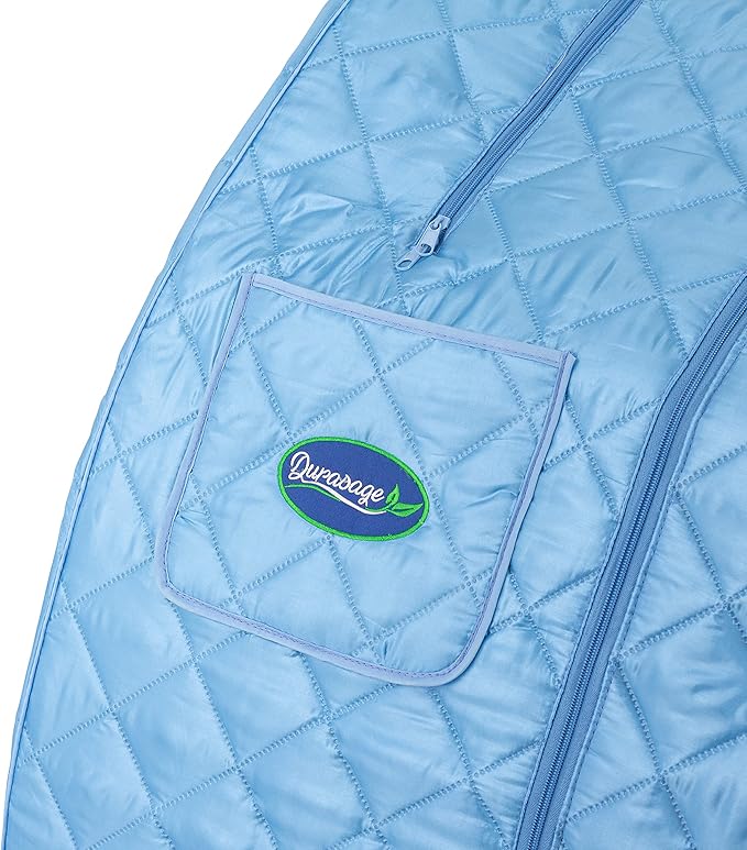 Durasage Portable Personal Steam Sauna for Home – Foldable Full Body Spa Tent with 800W Steam Generator, 60-Min Timer, Chair Included for Relaxation & Wellness