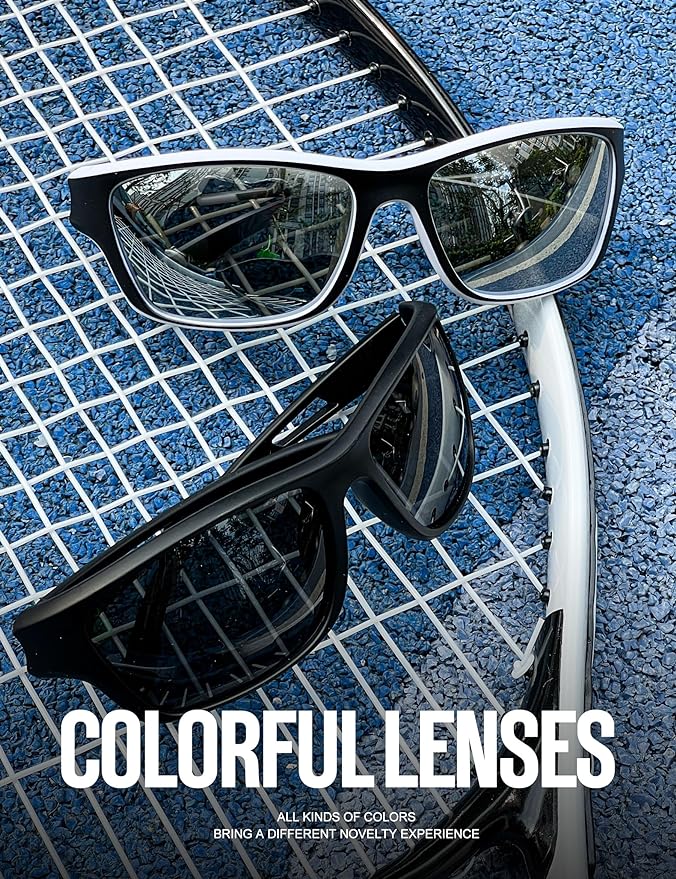 KALIYADI Polarized Sunglasses for Men, Sports Sun Glasses for Driving Cycling Fishing with UV protection