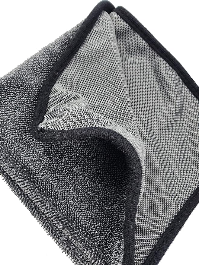 SOFTBATFY Microfiber Car Drying Towel, Shiny Bath Drying Towel Shower Cubicles Cloth for Water Removal in Shower and Bathroom (16x16inches*3pack)