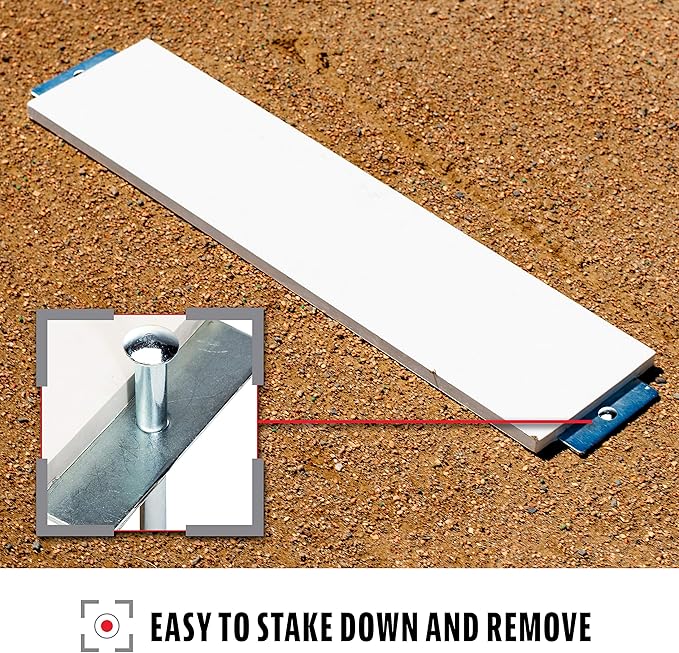 Franklin Sports Pitcher's Rubber - Softball + Baseball Pitching Rubber - Portable Mound - Indoor + Outdoor Pitchers Plate - 18" or 24"